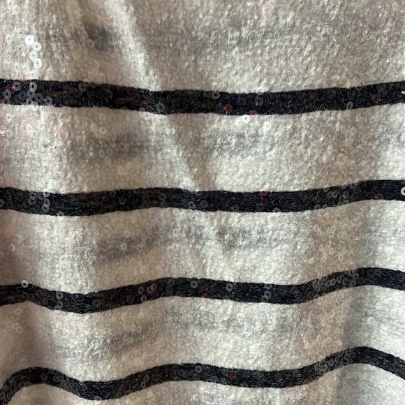 Striped sequins T-Shirt. Express XL. - Picture 3 of 6